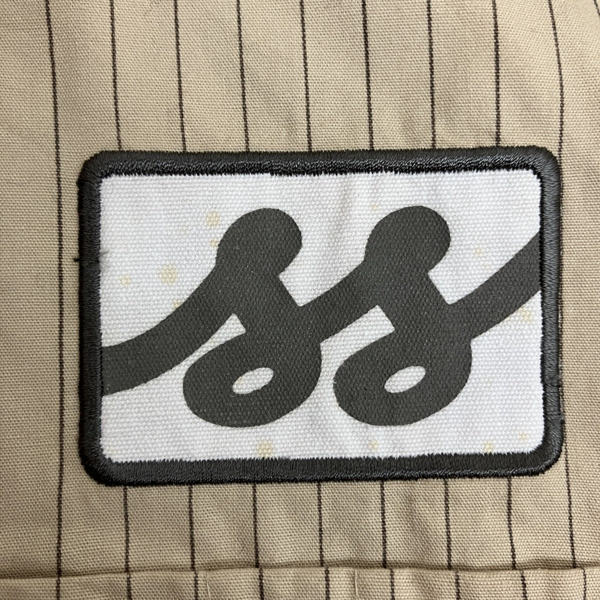 stussy 00Sストライプ半袖ワークシャツ 古着・中古-4枚目のアイテム画像