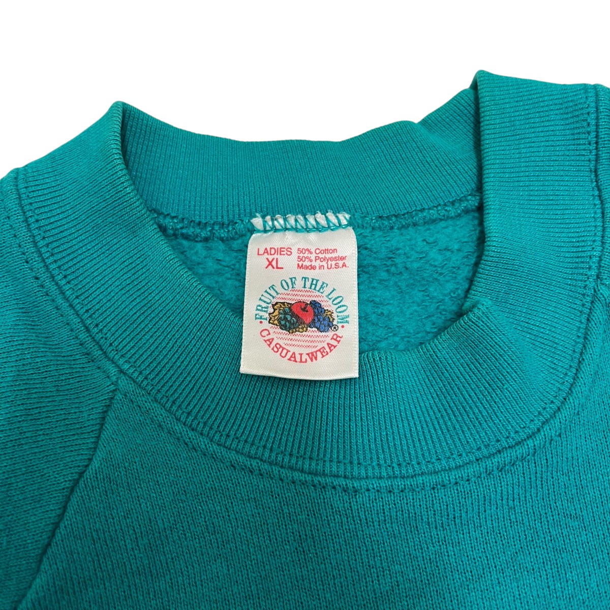 FRUIT OF THE LOOM 90s vintageクルーネックスウェット 古着・中古-5枚目のアイテム画像