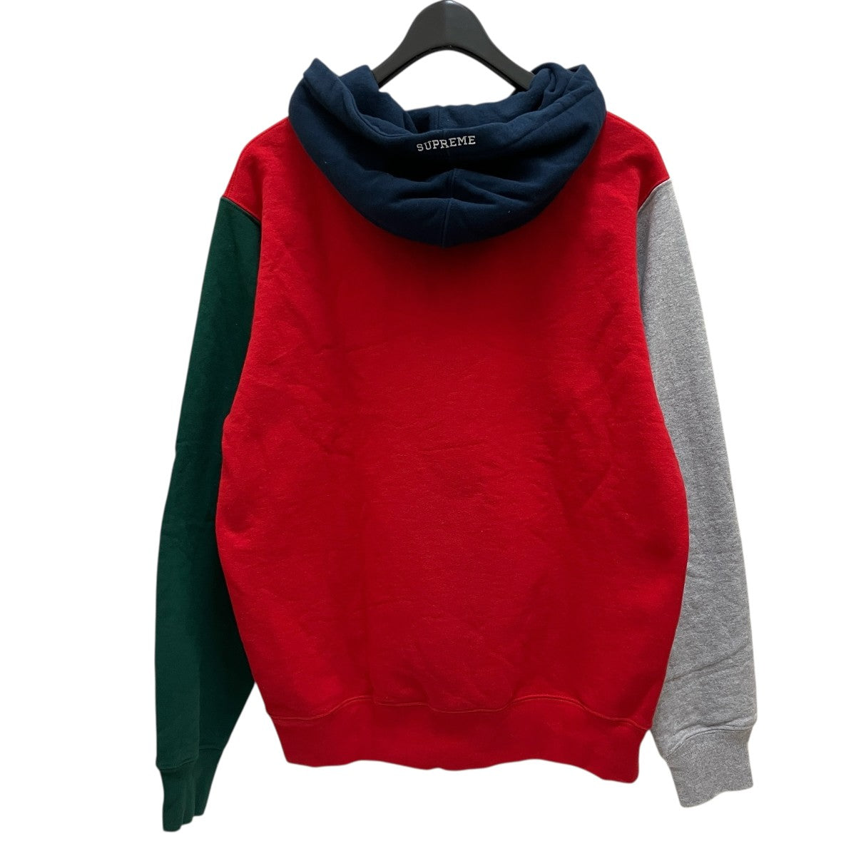 Supreme 19SSS LOGO Colorblocked Hooded Sweatプルオーバーパーカー 古着・中古-2枚目のアイテム画像