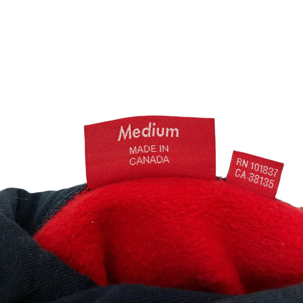 Supreme 19SSS LOGO Colorblocked Hooded Sweatプルオーバーパーカー 古着・中古-5枚目のアイテム画像