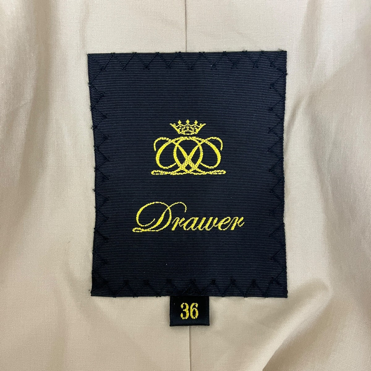 Drawer シルク混コート6525-234-0728 古着・中古-6枚目のアイテム画像