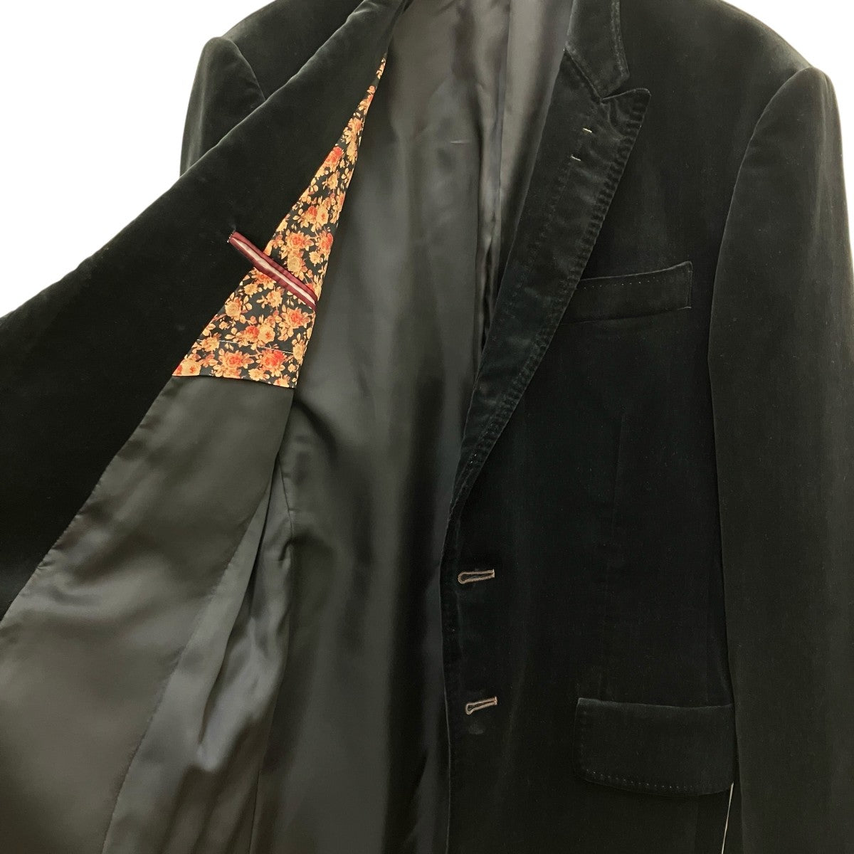 Paul Smith(ポールスミス) ロングベロアジャケット ブラック サイズ L