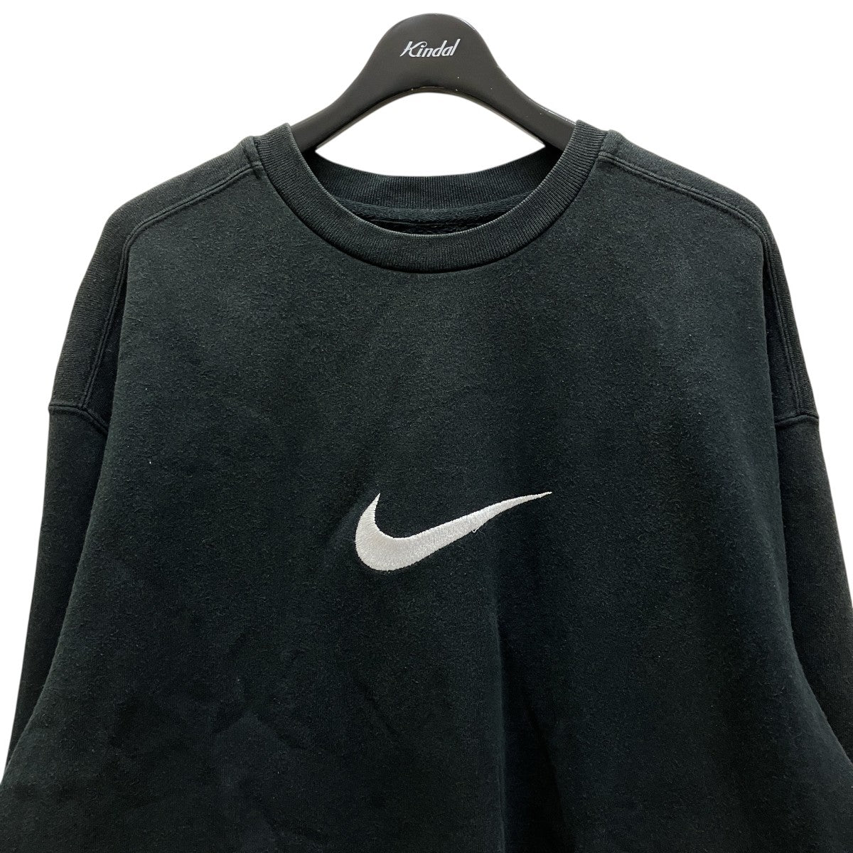 （vva）NIKE 90sクルーネックスウェット 美品　USA製 NIKE(ナイキ) 90S vintageクルーネックスウェット ブラック サイズ L