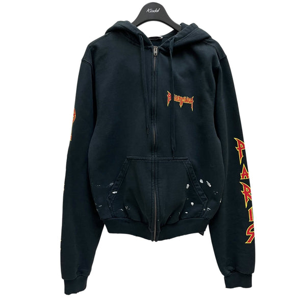 BALENCIAGA(バレンシアガ) Worn out zip upジップパーカーJP57 2021