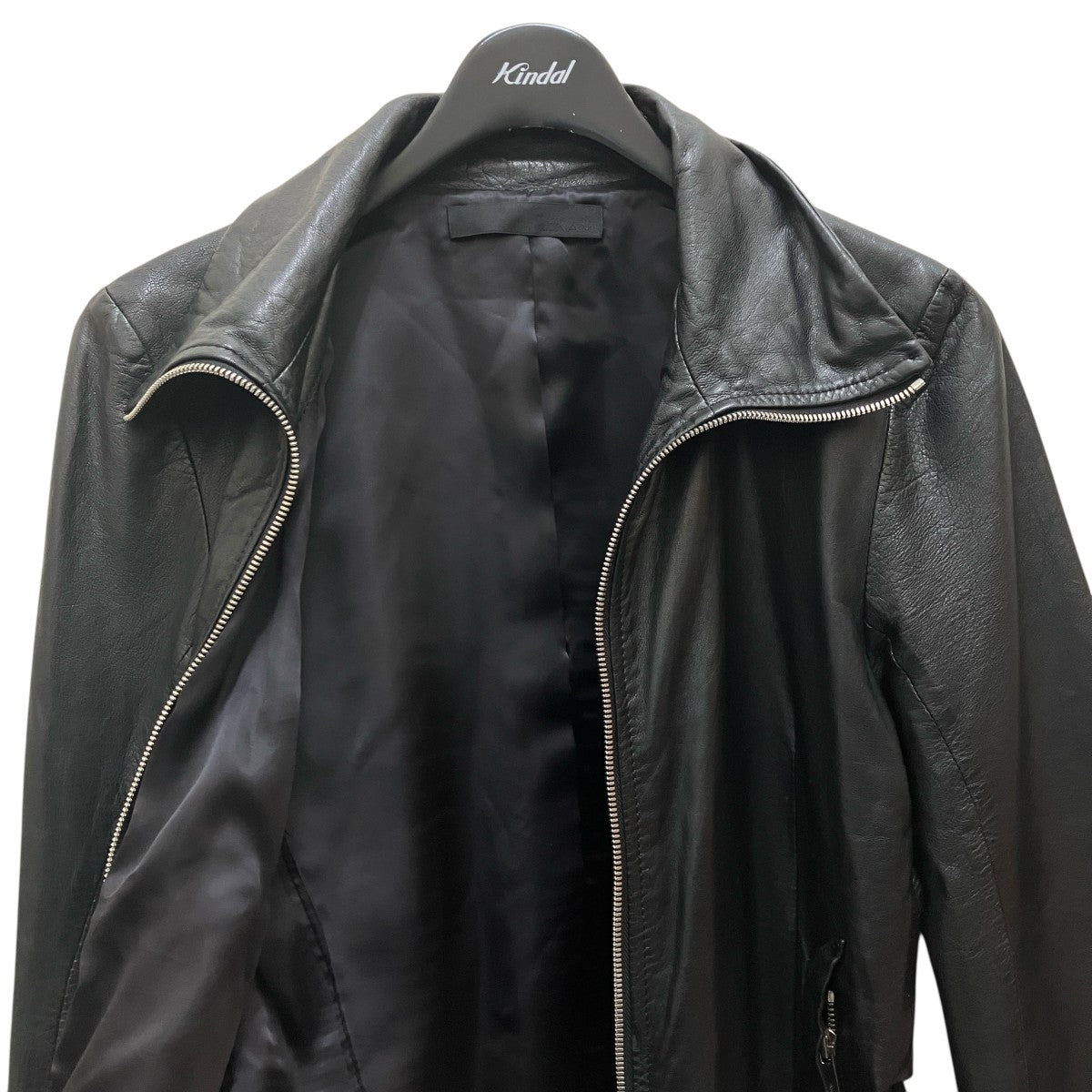 EKAM(エカム) レザーライダースジャケット ブラック サイズ M｜【公式