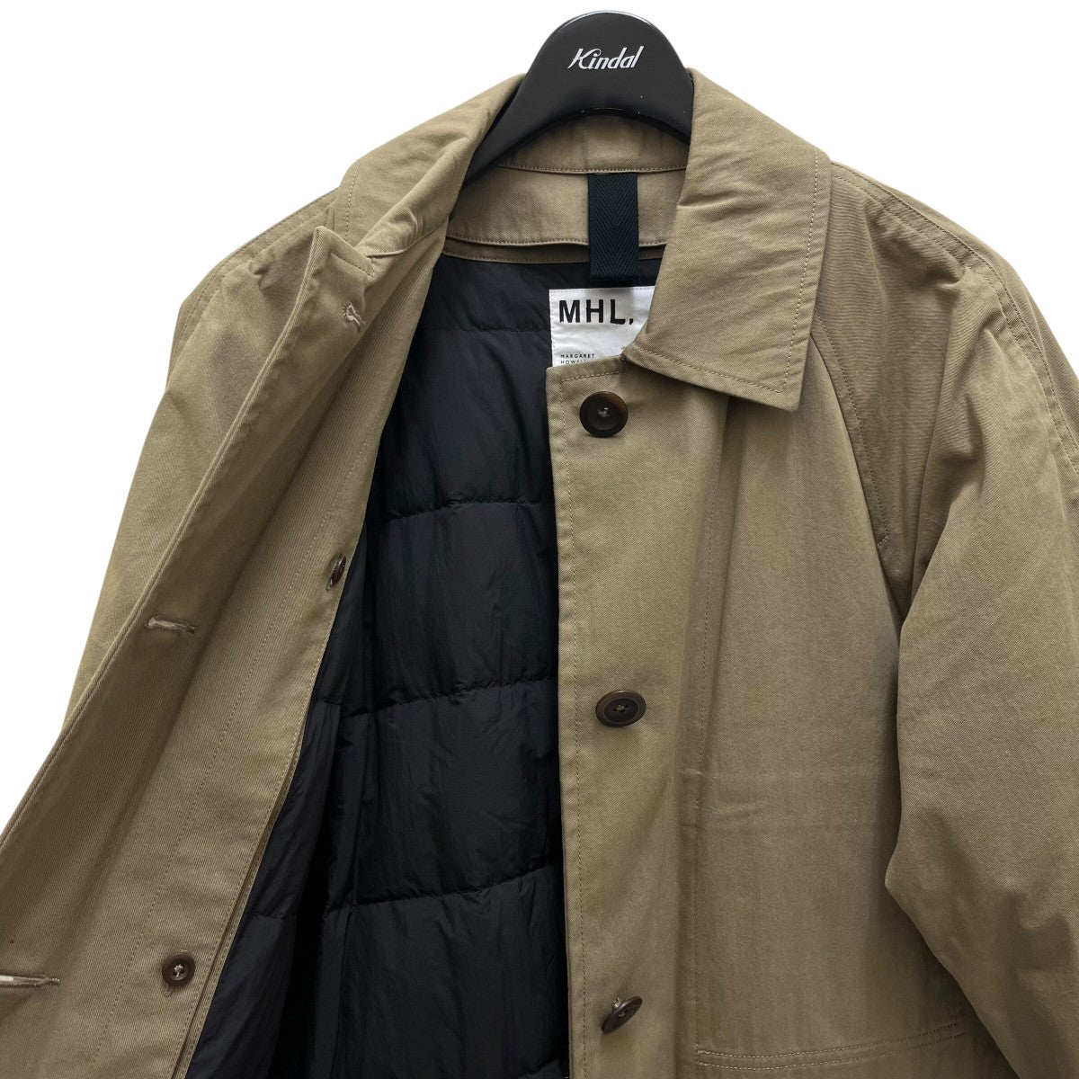 美品✨MHL. ダウンライナー付き コットンナイロン コート Ⅲ 美品】MHL. コットンナイロンコート 美品✨MHL. ダウンライナー付き