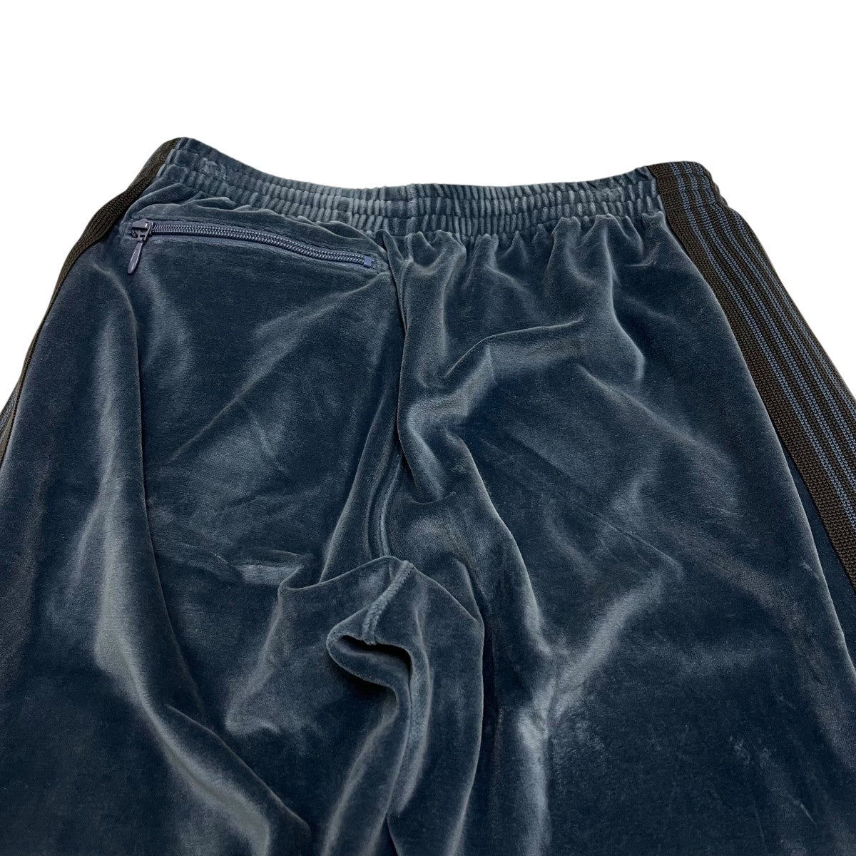 Needles(ニードルズ) ベロアナロートラックパンツNS253 NS253 ネイビー