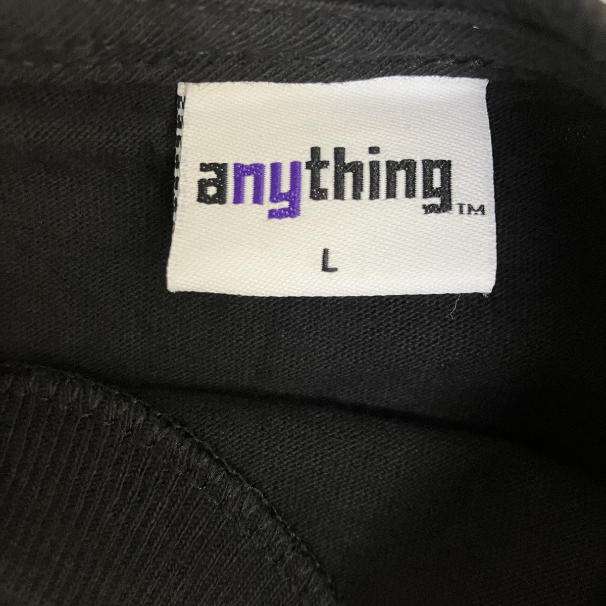 ANYTHING ロゴTシャツ 古着・中古-5枚目のアイテム画像