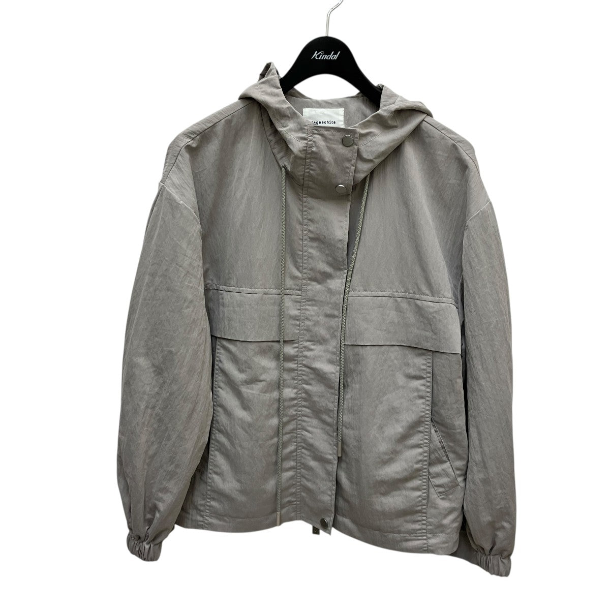 tageechita STRING HOOD WRINKLE BLOUSONジャケットT251JK014 古着・中古-1枚目のアイテム画像