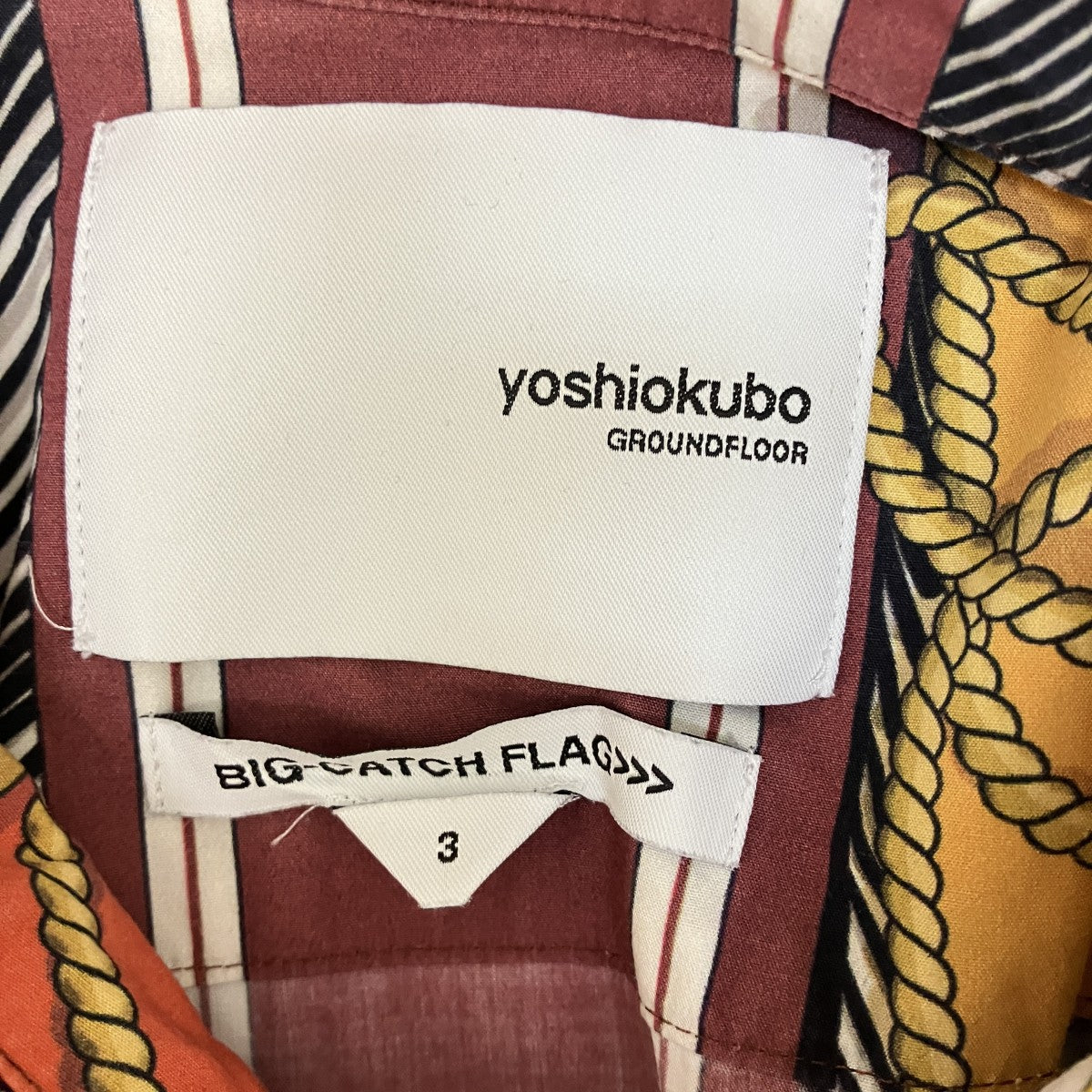 yoshio kubo 総柄半袖シャツYKS20206 古着・中古-5枚目のアイテム画像