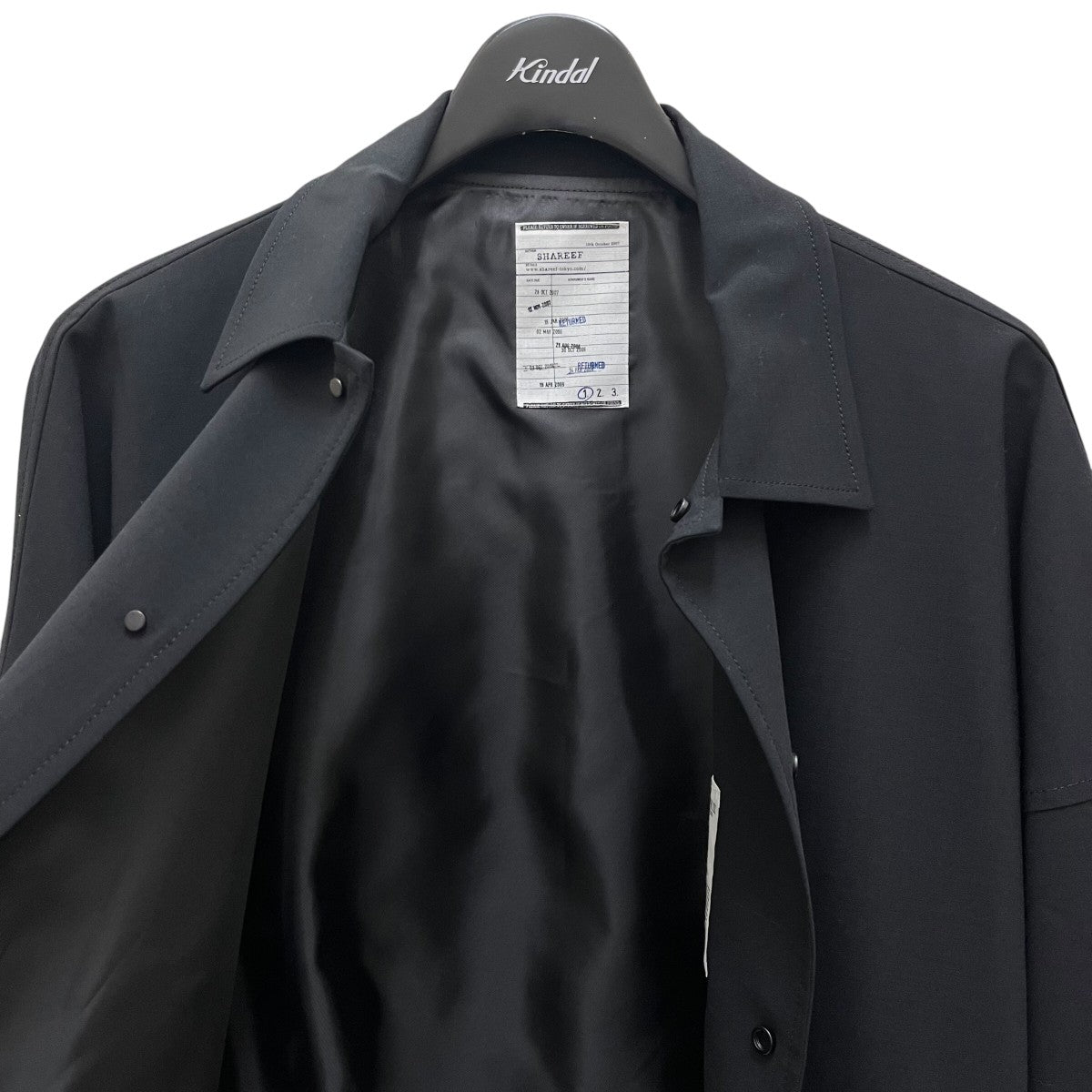 SHAREEF(シャリーフ) PLAIN WEAVE SWING TOPジップブルゾン22711008