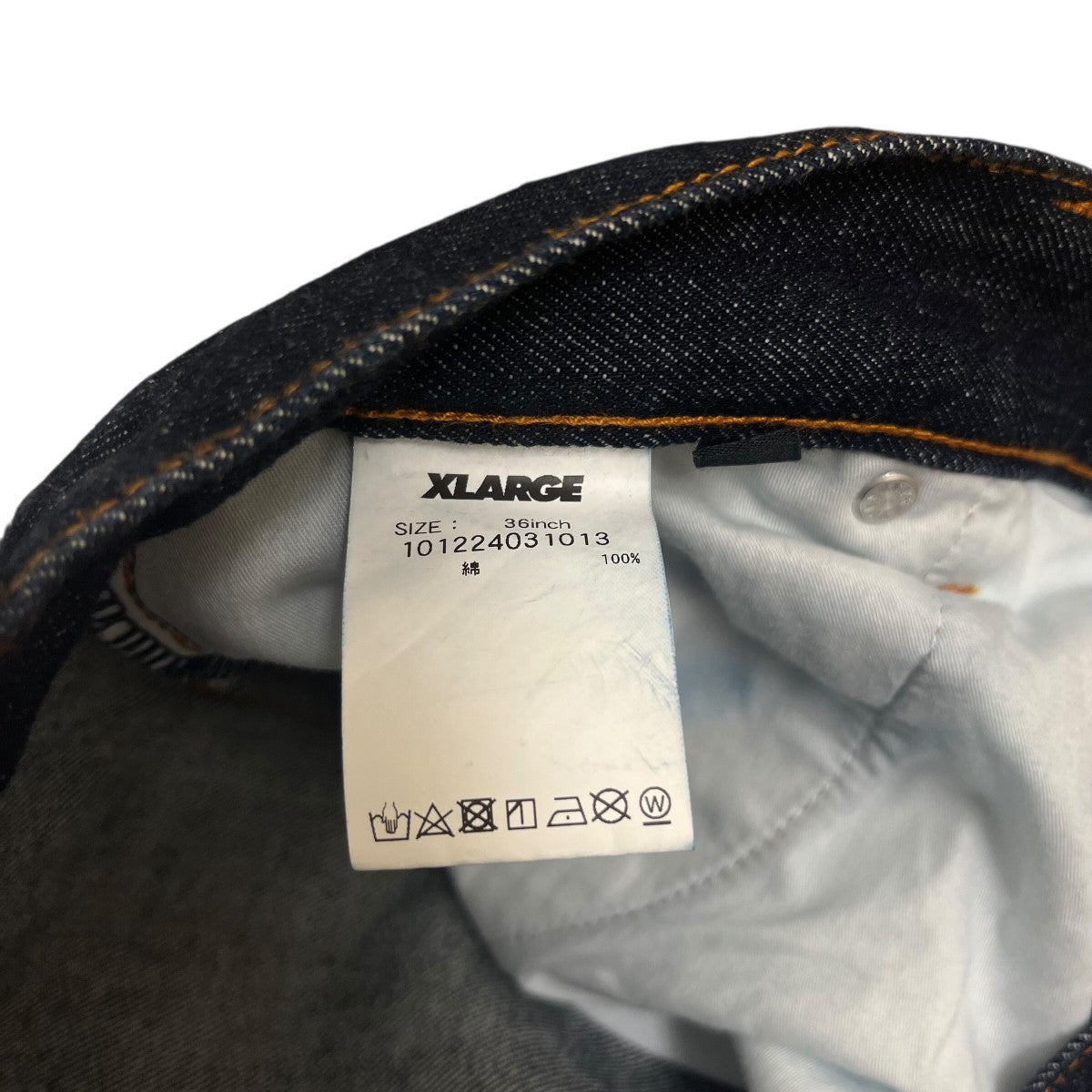 X-LARGE デニムカーゴパンツ101224031013 古着・中古-5枚目のアイテム画像