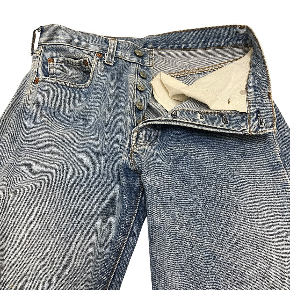 LEVI'S(リーバイス) 501 ボタン裏524 黒カン 赤耳 80'sデニムパンツ