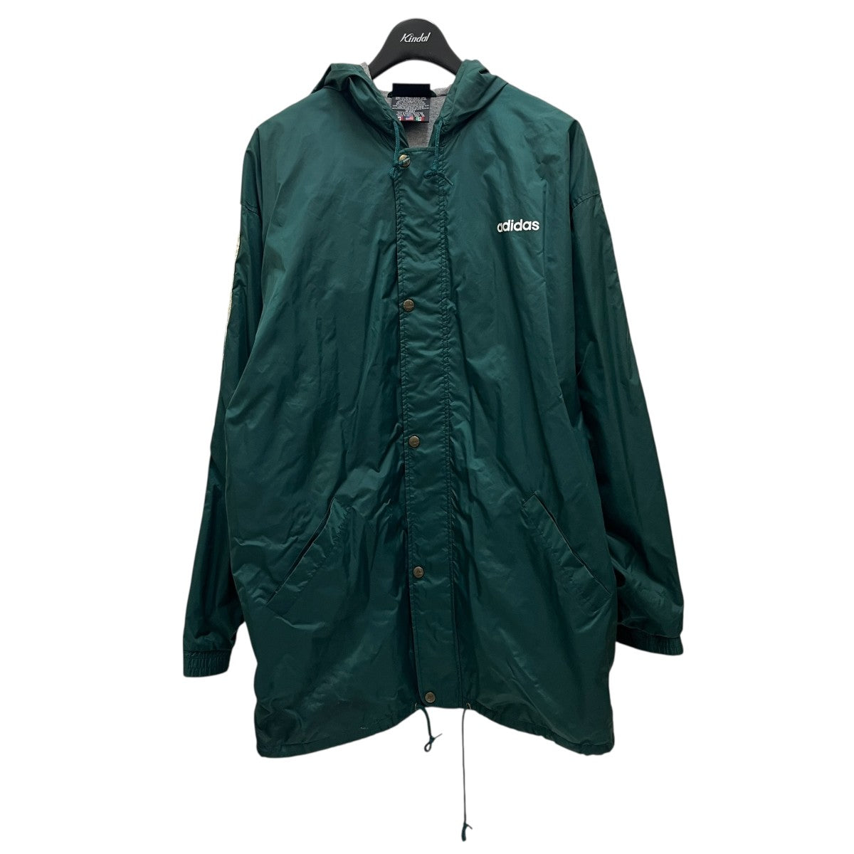 adidas originals 80’s vintageフーデッドコーチジャケット 古着・中古-1枚目のアイテム画像