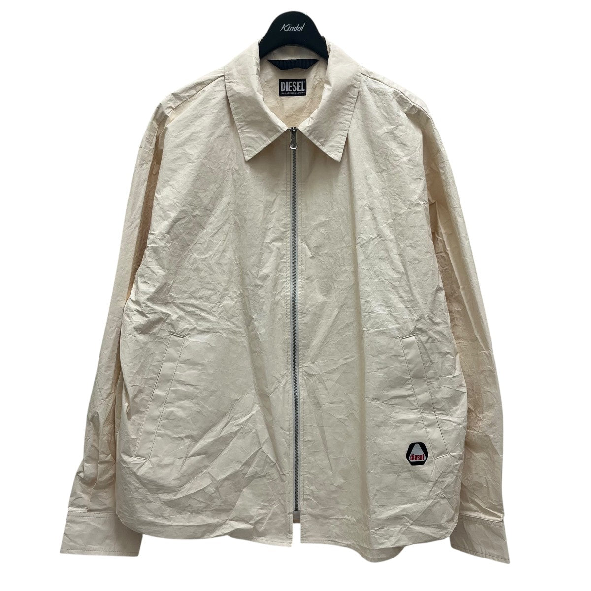 DIESEL ウレタンコーティングジップジャケット 古着・中古-1枚目のアイテム画像
