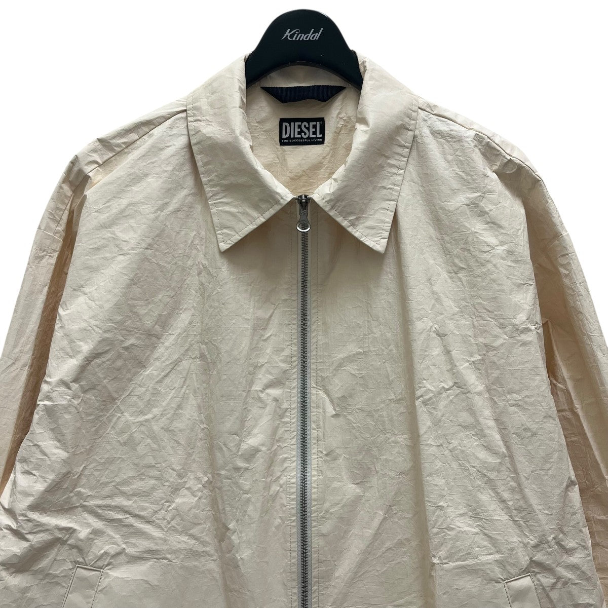 DIESEL ウレタンコーティングジップジャケット 古着・中古-3枚目のアイテム画像