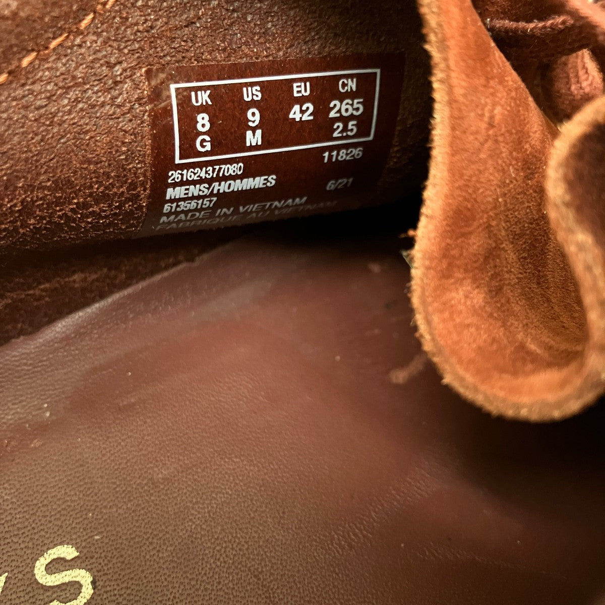 CLARKS デザートブーツ 古着・中古-8枚目のアイテム画像