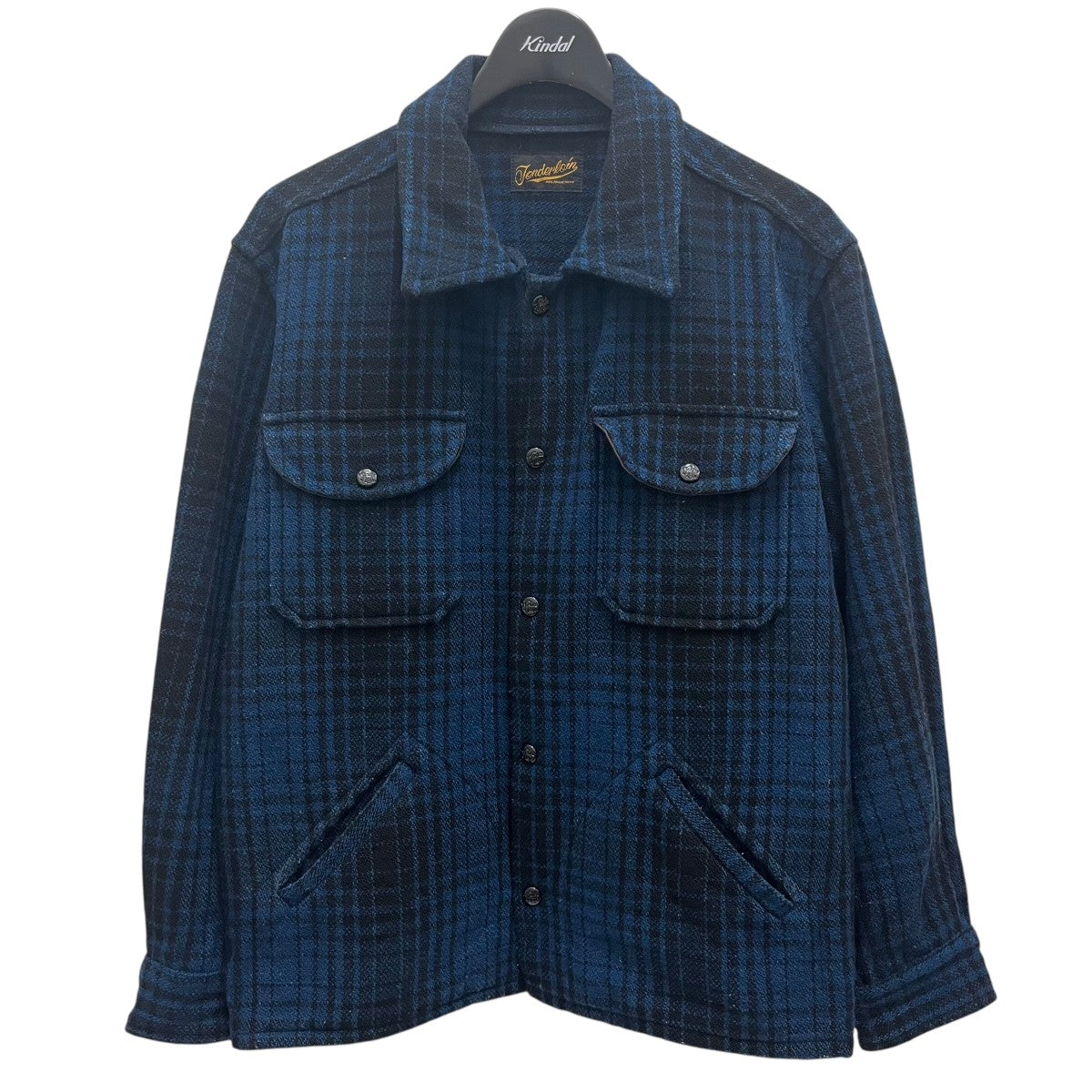 TENDERLOIN(テンダーロイン) チェックジャケット ブルー×ブラック