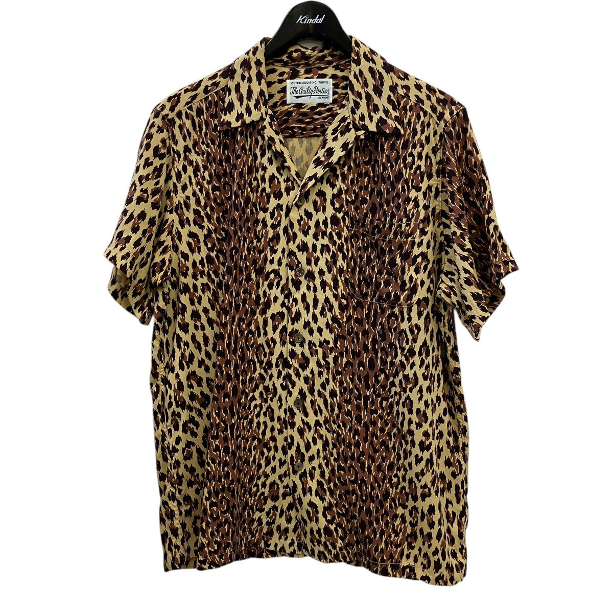 WACKO MARIA Leopard Hawaiian Shirt半袖シャツ 古着・中古-1枚目のアイテム画像