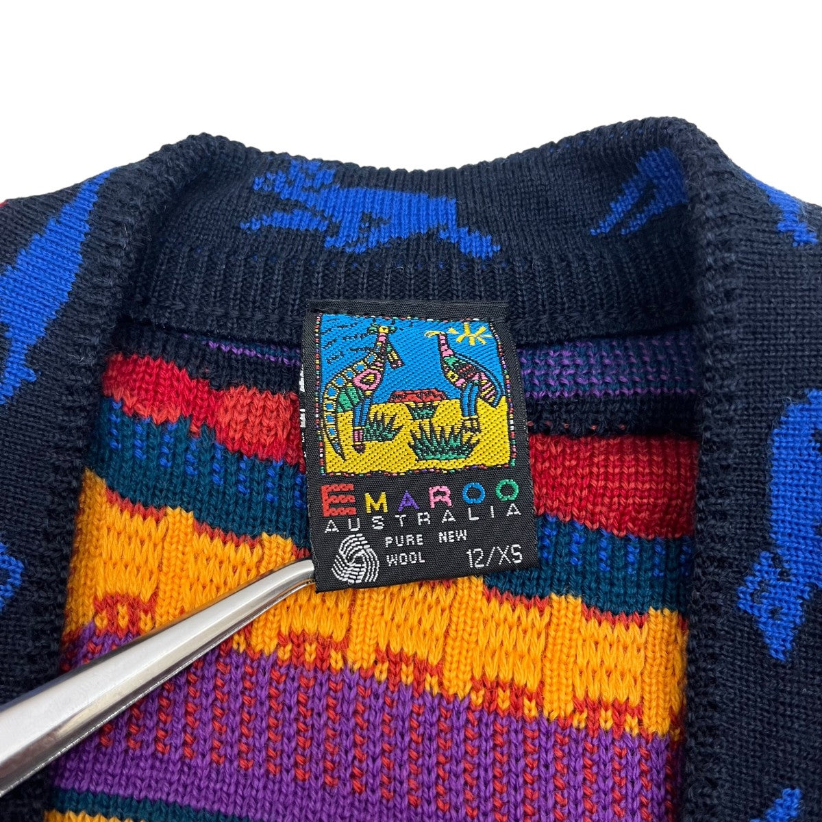 EMAROO ニットベスト 古着・中古-4枚目のアイテム画像
