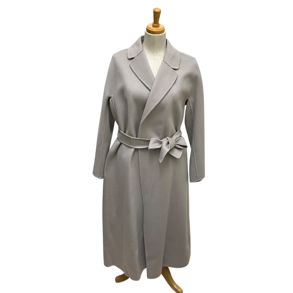 ’S Max Mara リバー仕立てコート ベルト付901113016 07 古着・中古-1枚目のアイテム画像