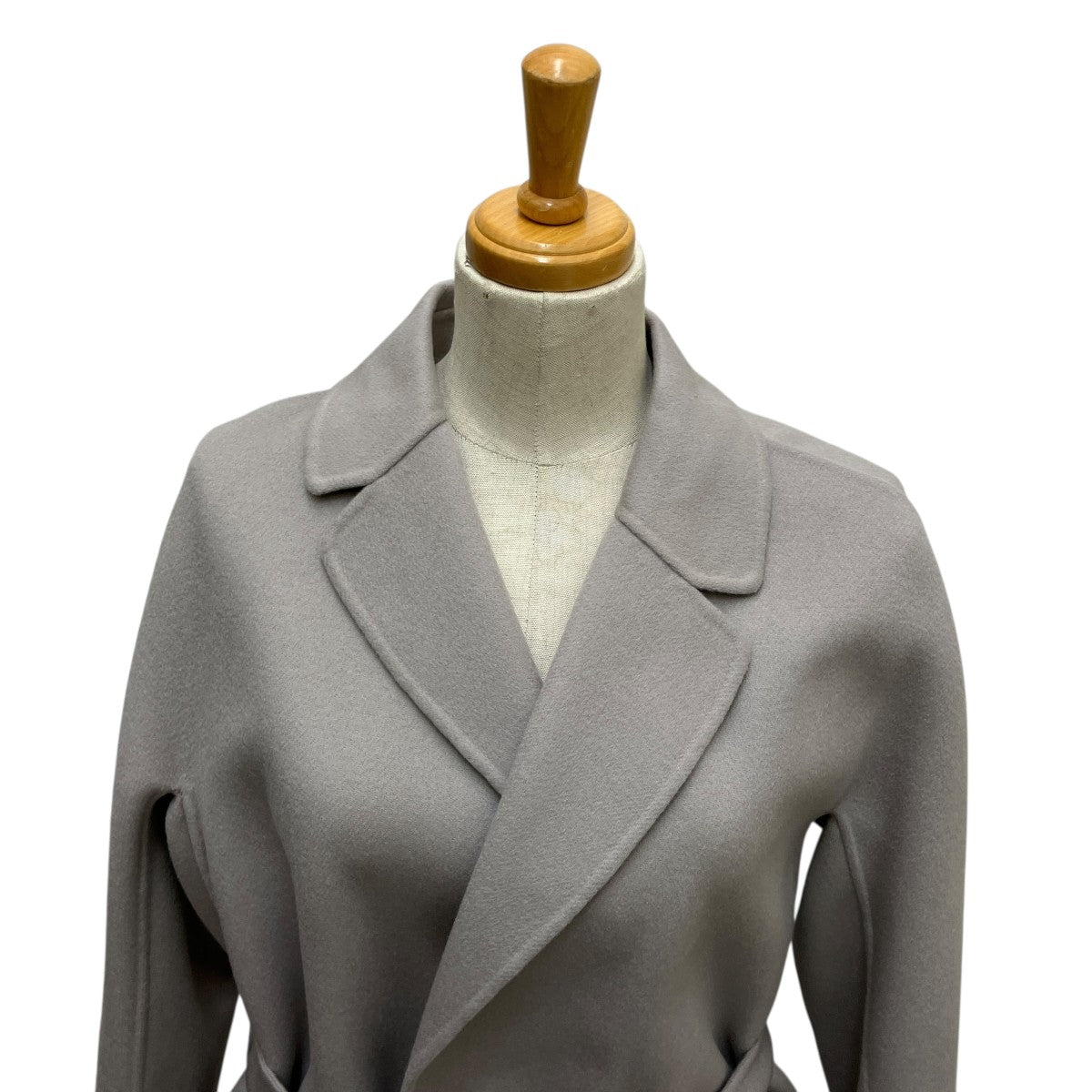 ’S Max Mara リバー仕立てコート ベルト付901113016 07 古着・中古-2枚目のアイテム画像