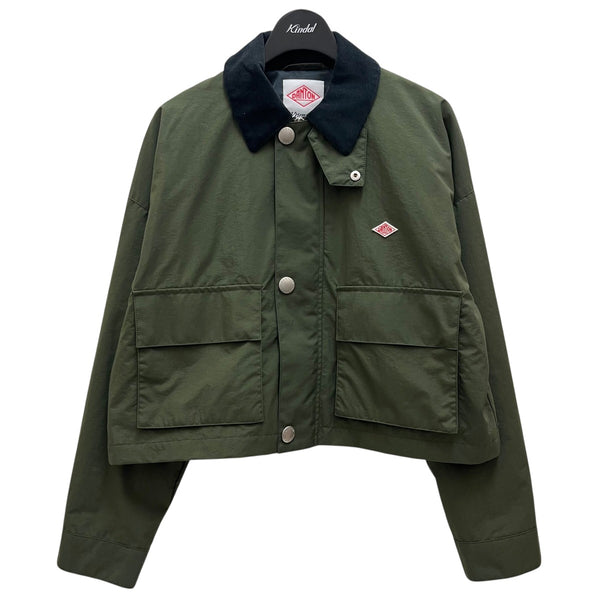 【未使用】ダブルスタンダードクロージング♡ソブ　女優襟♡ビッグカラージャケット DANTON(ダントン) ナイロンンタフタショートジャケットDT-A0645 DT