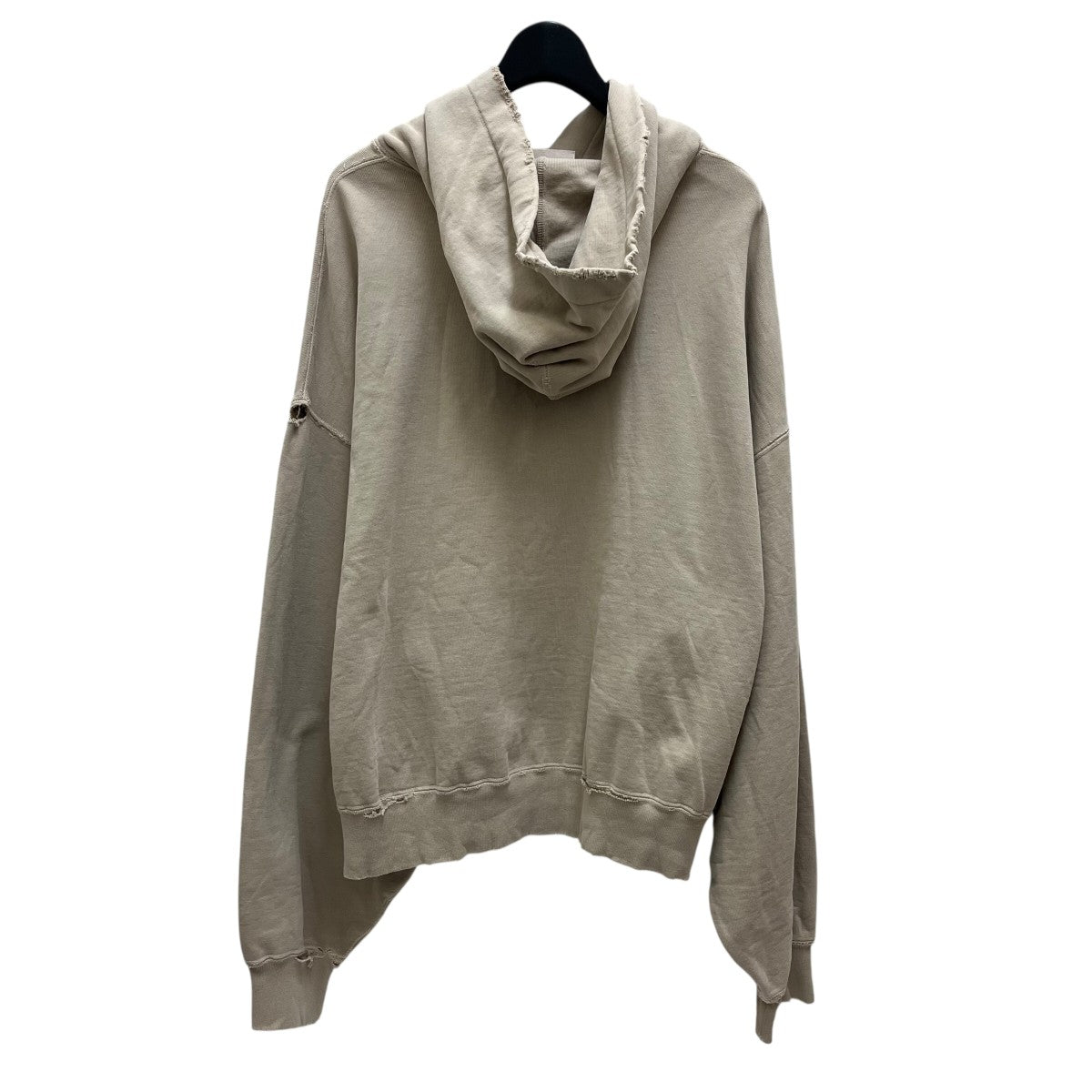 REMI RELIEF×SHISHIKUI ダメージ加工プルオーバーパーカー グレー