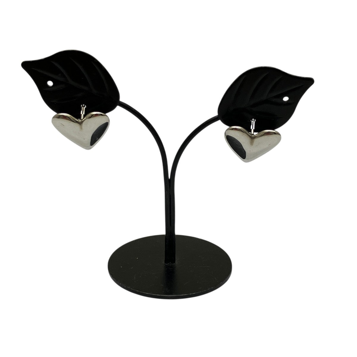 ハート シルバー Ag925ピアス