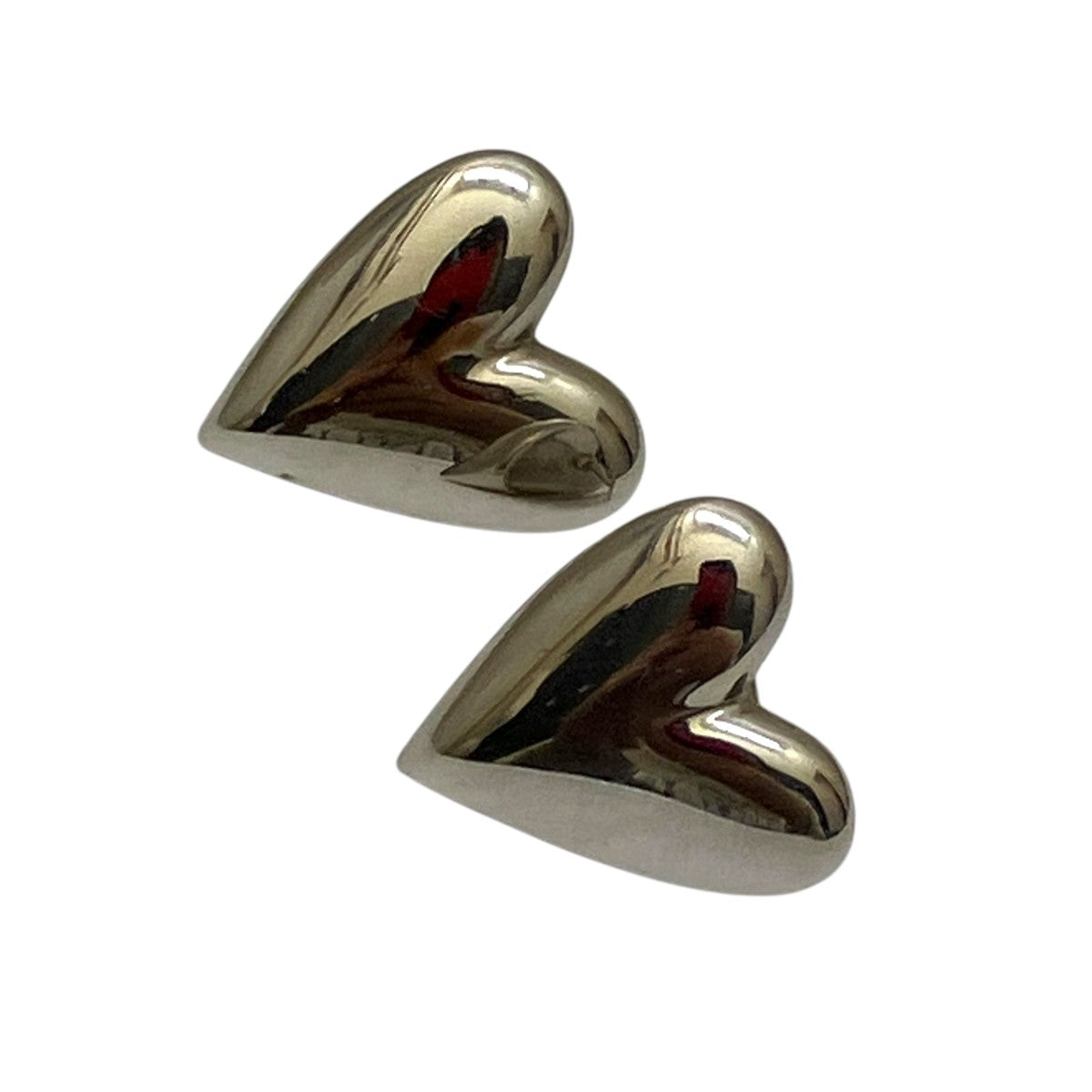 ハート シルバー Ag925ピアス