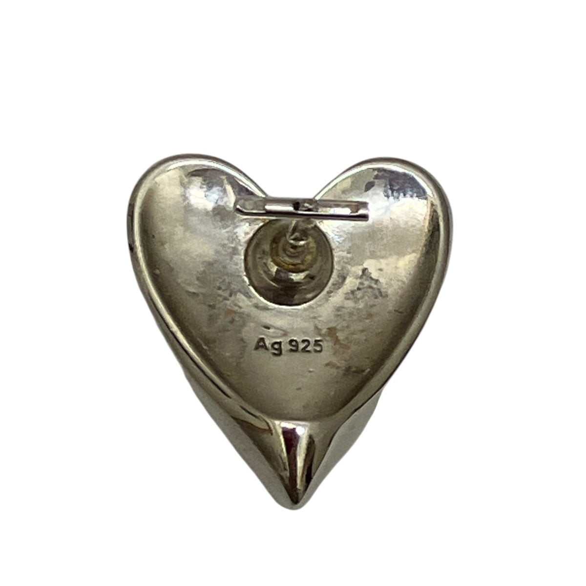 ハート シルバー Ag925ピアス