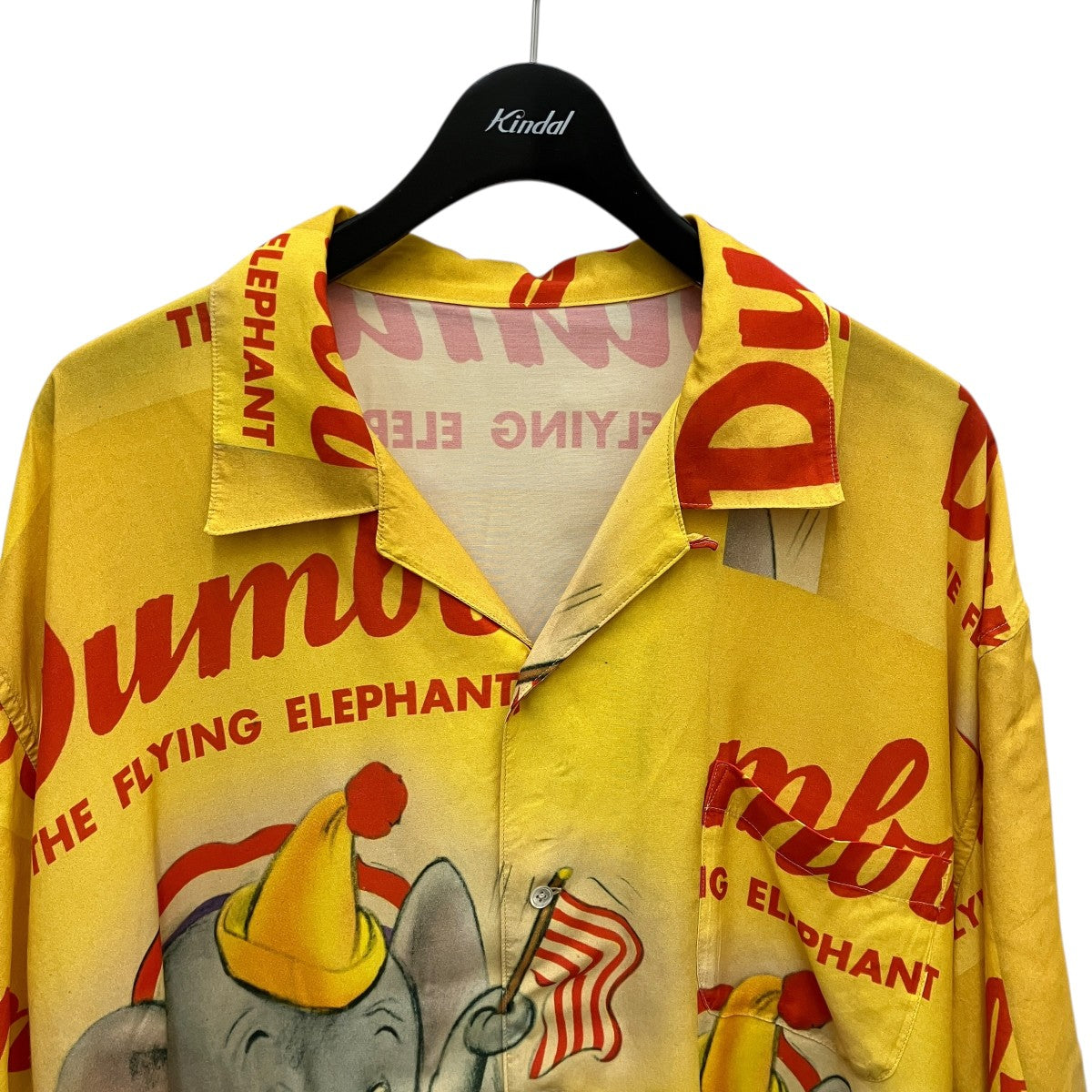 Porter Classic×Disney ALOHA SHIRT DUMBOレーヨンシャツ イエロー
