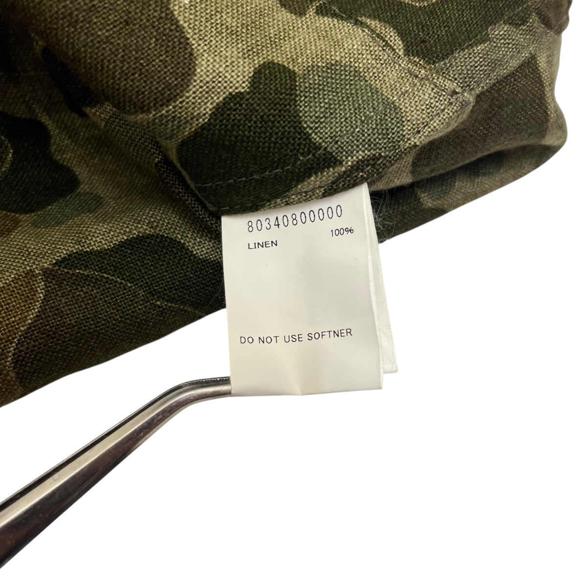 NIGEL CABOURN カモフラージュ柄ベルテッドコート80340800000 古着・中古-10枚目のアイテム画像