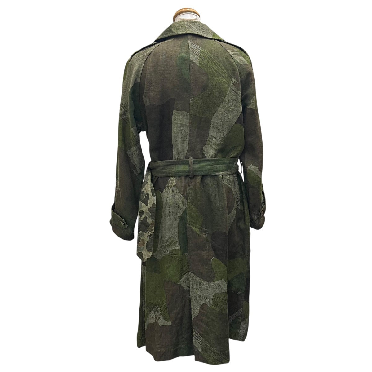 NIGEL CABOURN カモフラージュ柄ベルテッドコート80340800000 古着・中古-2枚目のアイテム画像