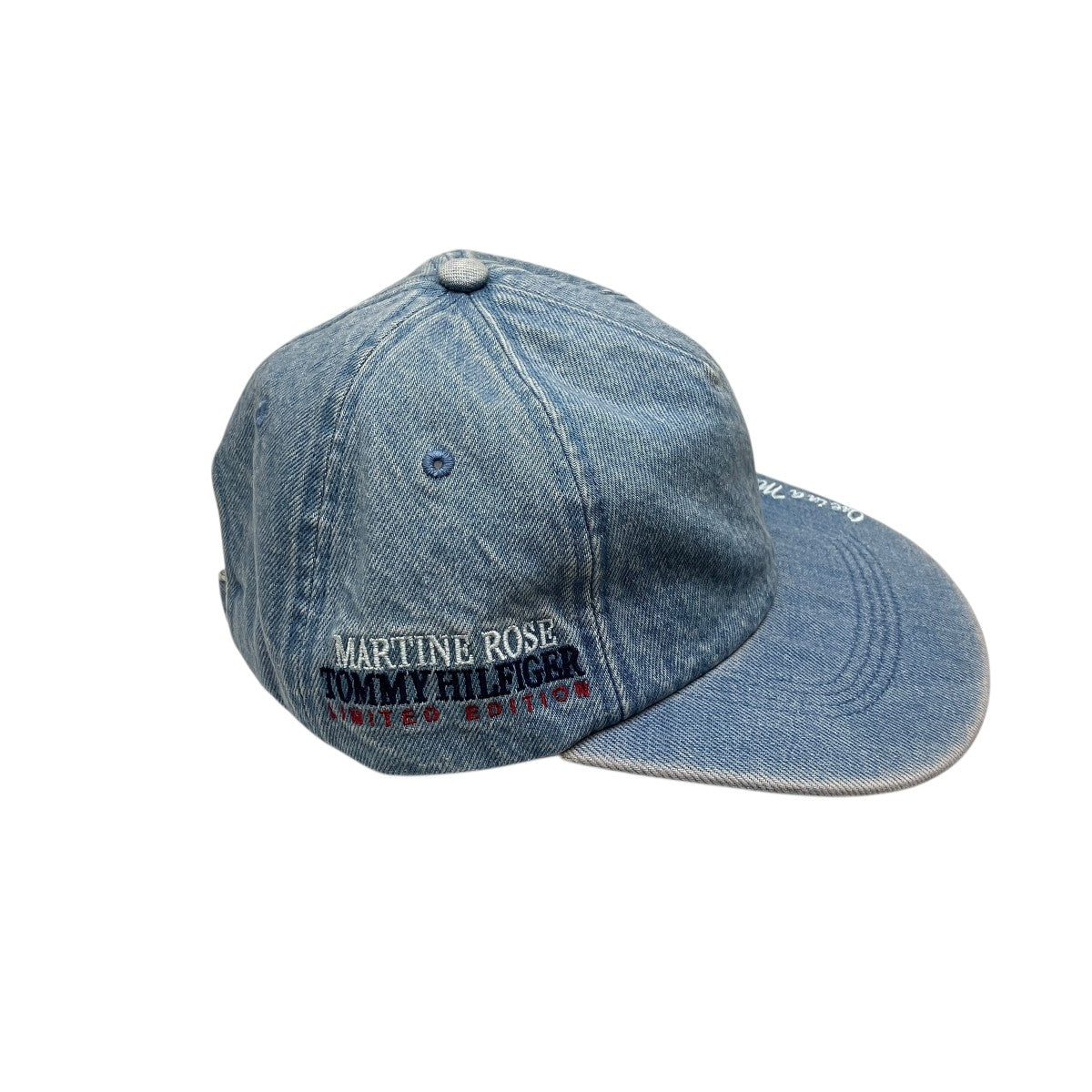Martine rose×TOMMY HILFIGER デニムキャップAU01591 古着・中古-3枚目のアイテム画像