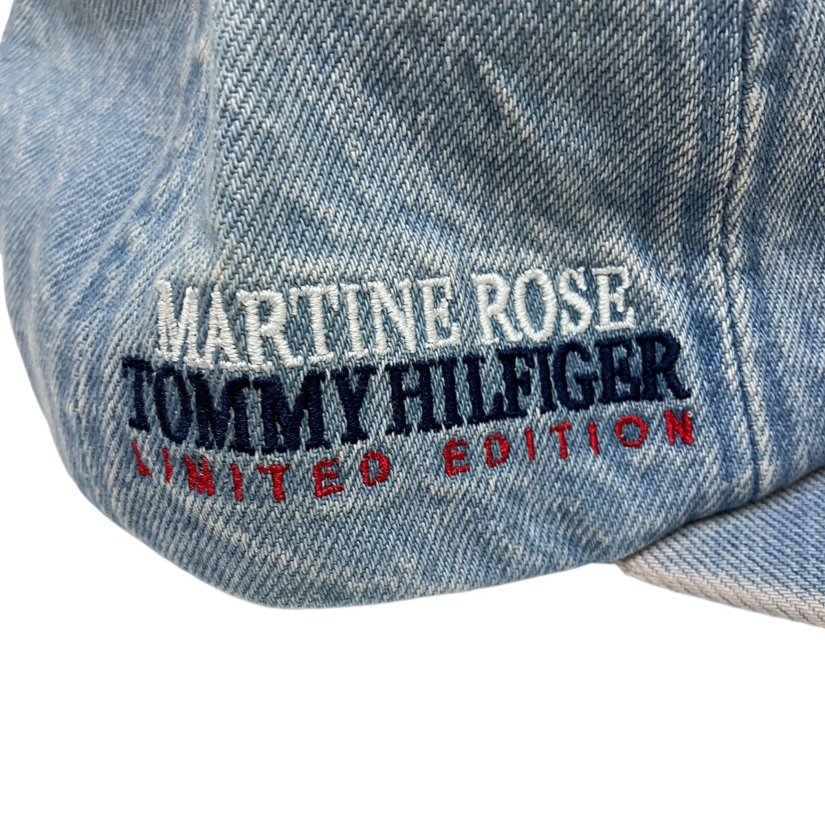 Martine rose×TOMMY HILFIGER デニムキャップAU01591 古着・中古-8枚目のアイテム画像