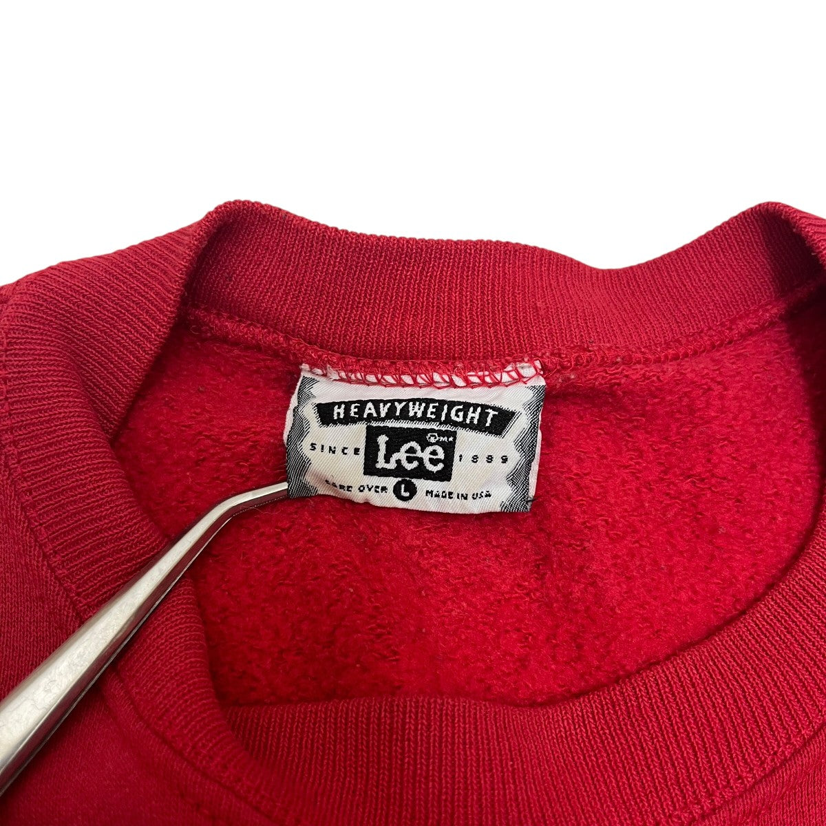 LEE 90’ｓ VINTAGEクルーネックスウェット 古着・中古-6枚目のアイテム画像