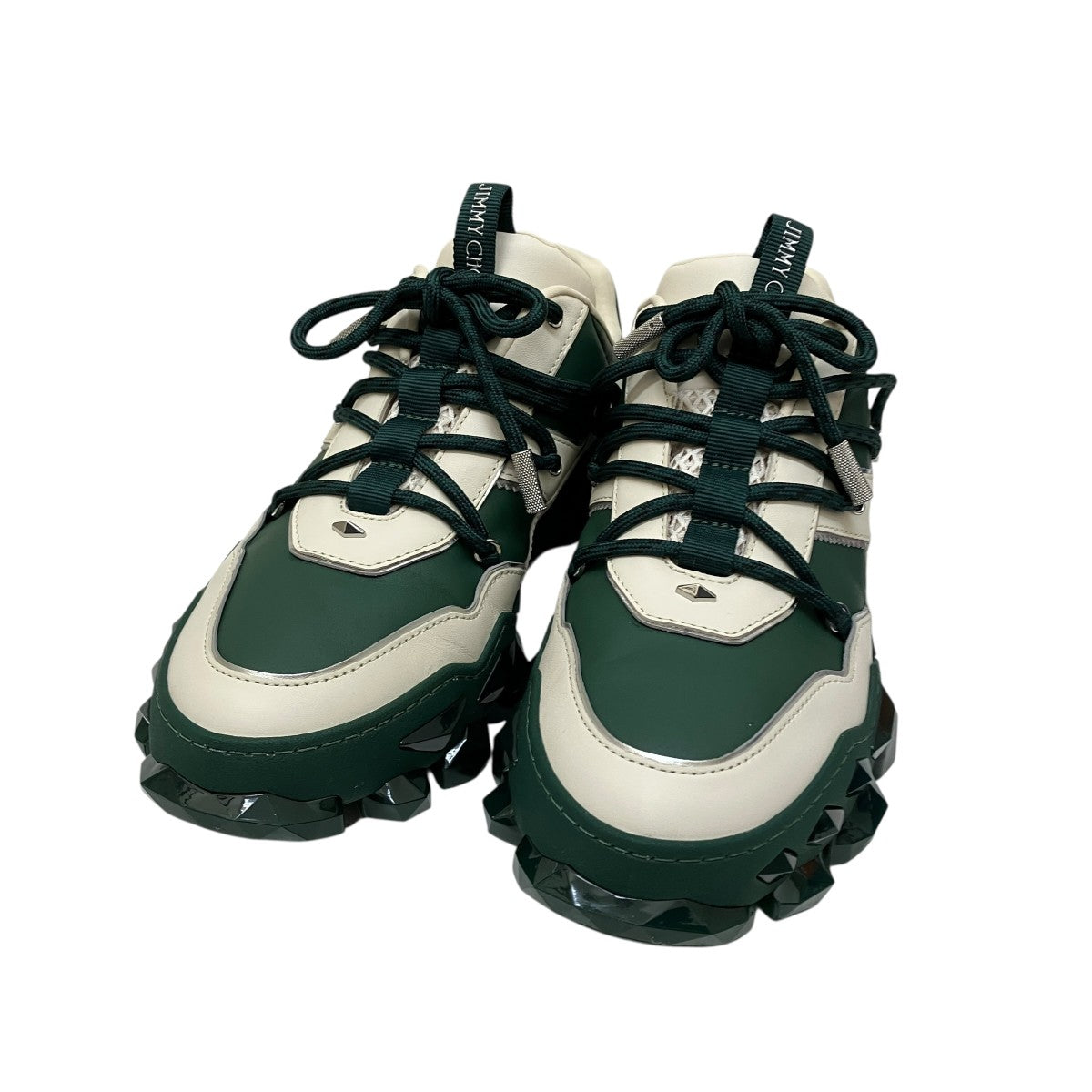 JIMMY CHOO(ジミーチュウ) DIAMOND XML MXスニーカー グリーン サイズ