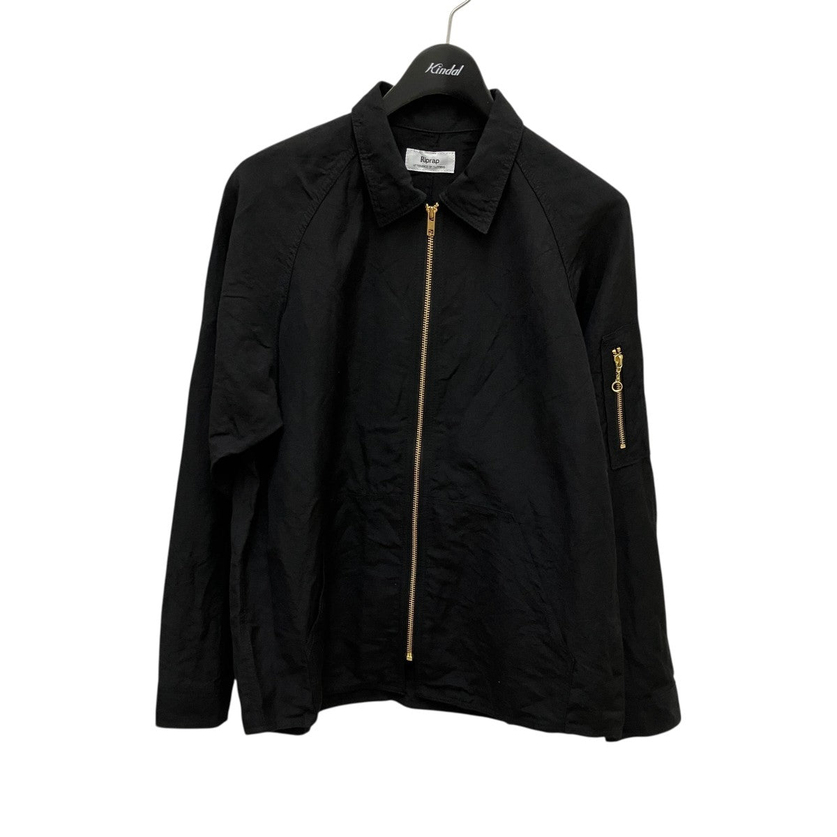 WEARY JKT(WOOL LINEN WEATHER)リネン混ジップジャケット