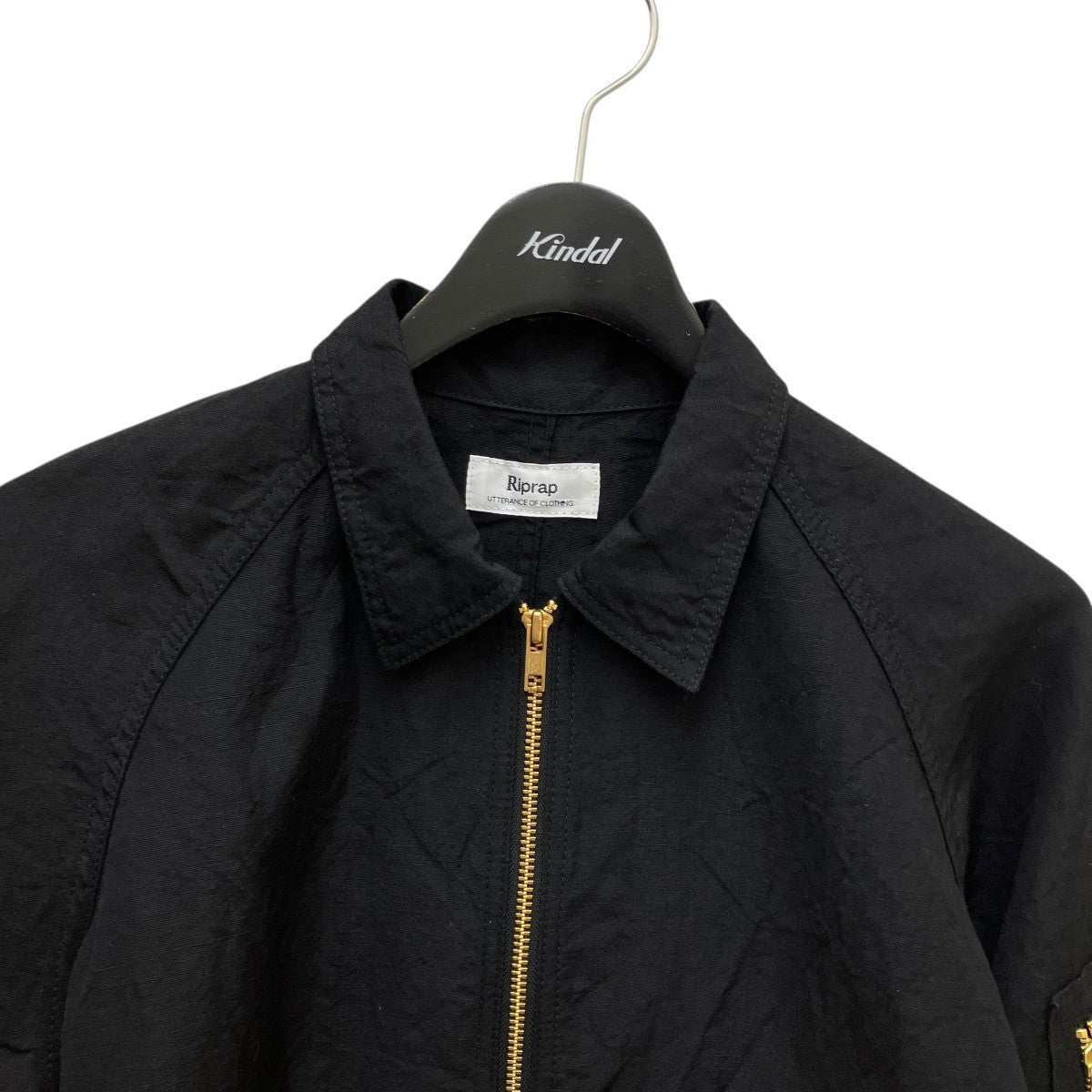 WEARY JKT(WOOL LINEN WEATHER)リネン混ジップジャケット