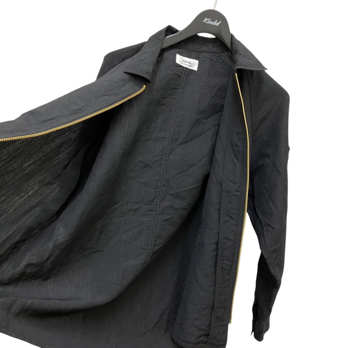 WEARY JKT(WOOL LINEN WEATHER)リネン混ジップジャケット