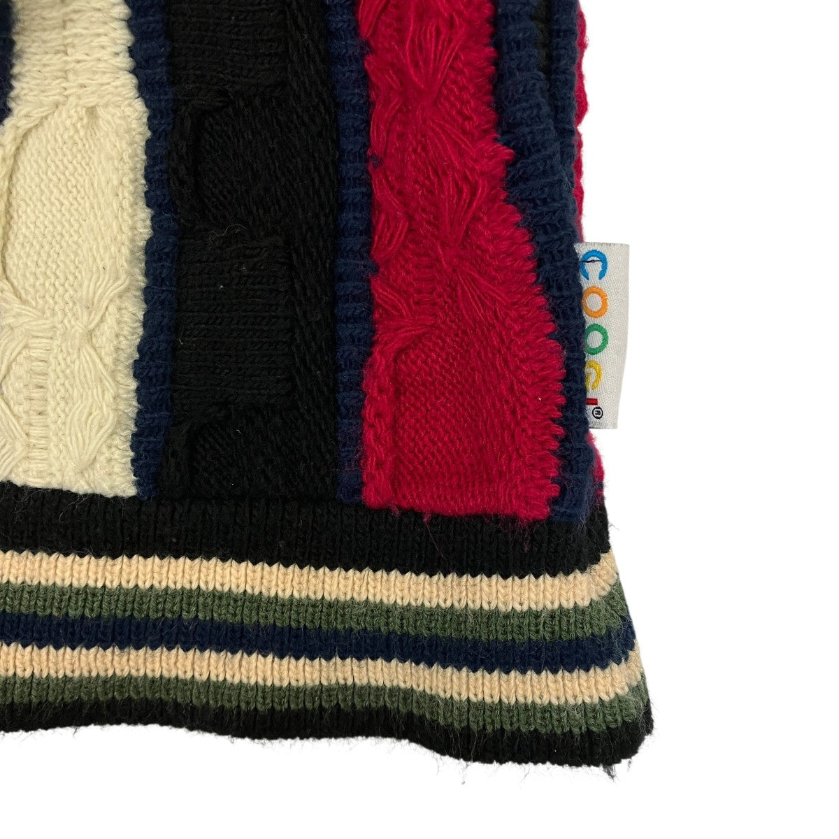 ストライプ柄3Dニット