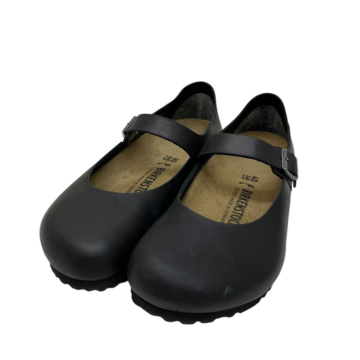 BIRKENSTOCK◆Mantova36(23.0)ブラック BIRKENSTOCK(ビルケンシュトック) Mantovaレザーシューズ ブラック