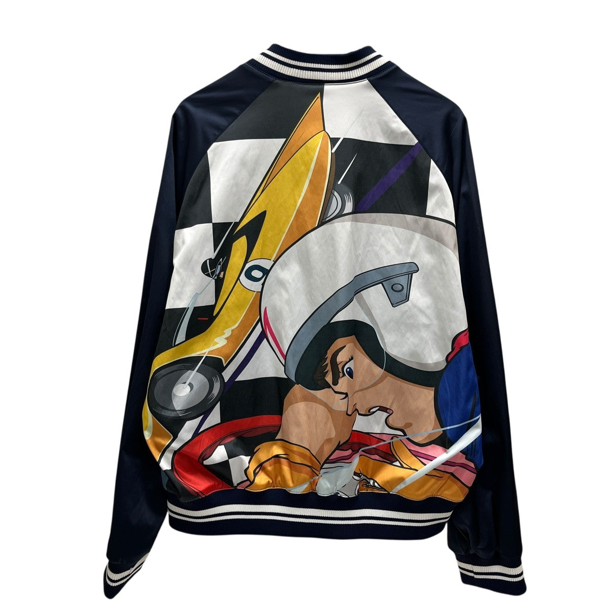 ZARA SPEED RACERグラフィックボンバージャケット 古着・中古-2枚目のアイテム画像