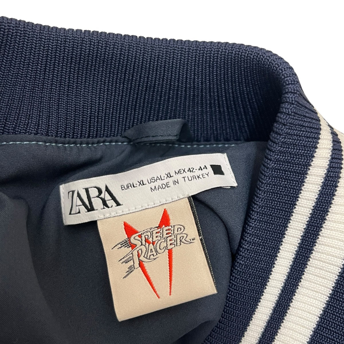 ZARA SPEED RACERグラフィックボンバージャケット 古着・中古-6枚目のアイテム画像
