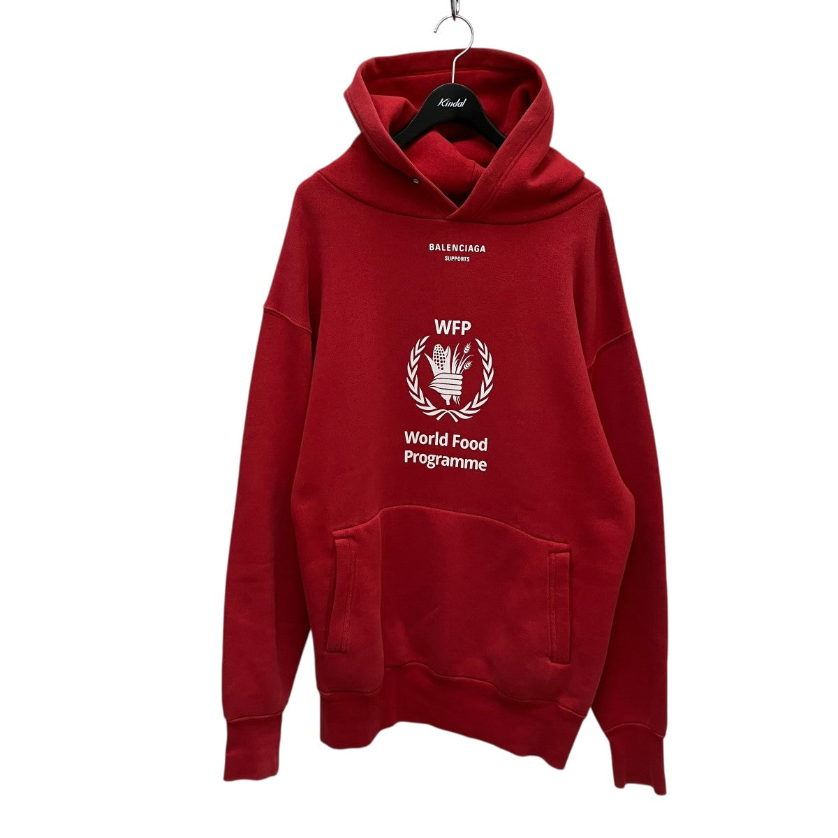 BALENCIAGA WFPパーカースウェットパーカーUP57 2018 00638 古着・中古-1枚目のアイテム画像