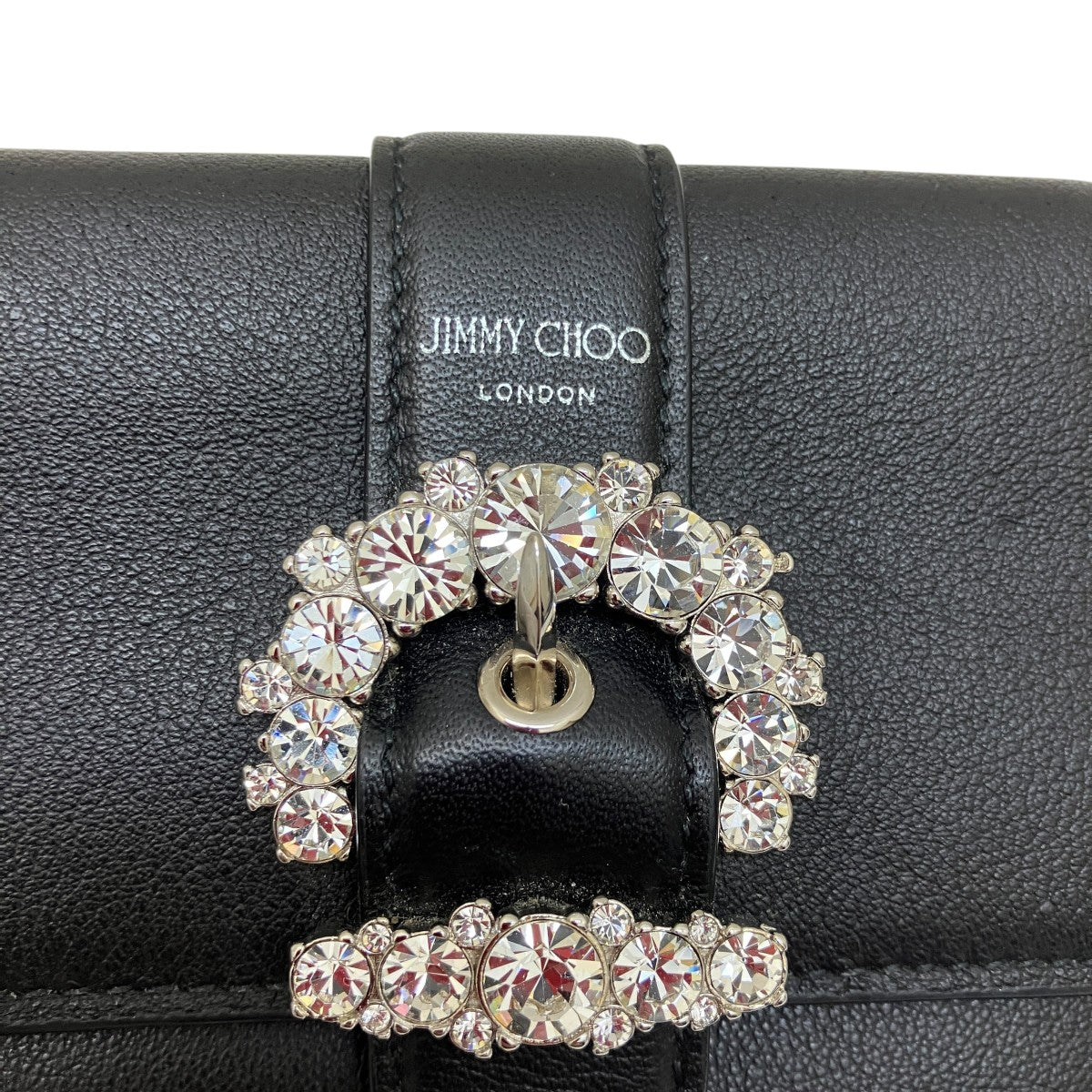 ジミーチュウ　折り財布 ジミーチュウ JIMMY CHOO 三つ折り財布 折り畳み NEMO AYO TAUPE SMOKE