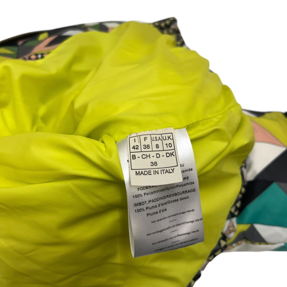 Emilio Pucci ダウンジャケット 古着・中古-5枚目のアイテム画像