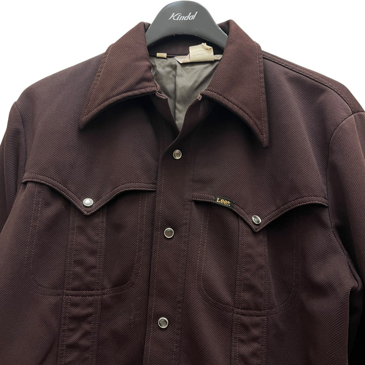 LEE 70S vintageウエスタンシャツ 古着・中古-3枚目のアイテム画像