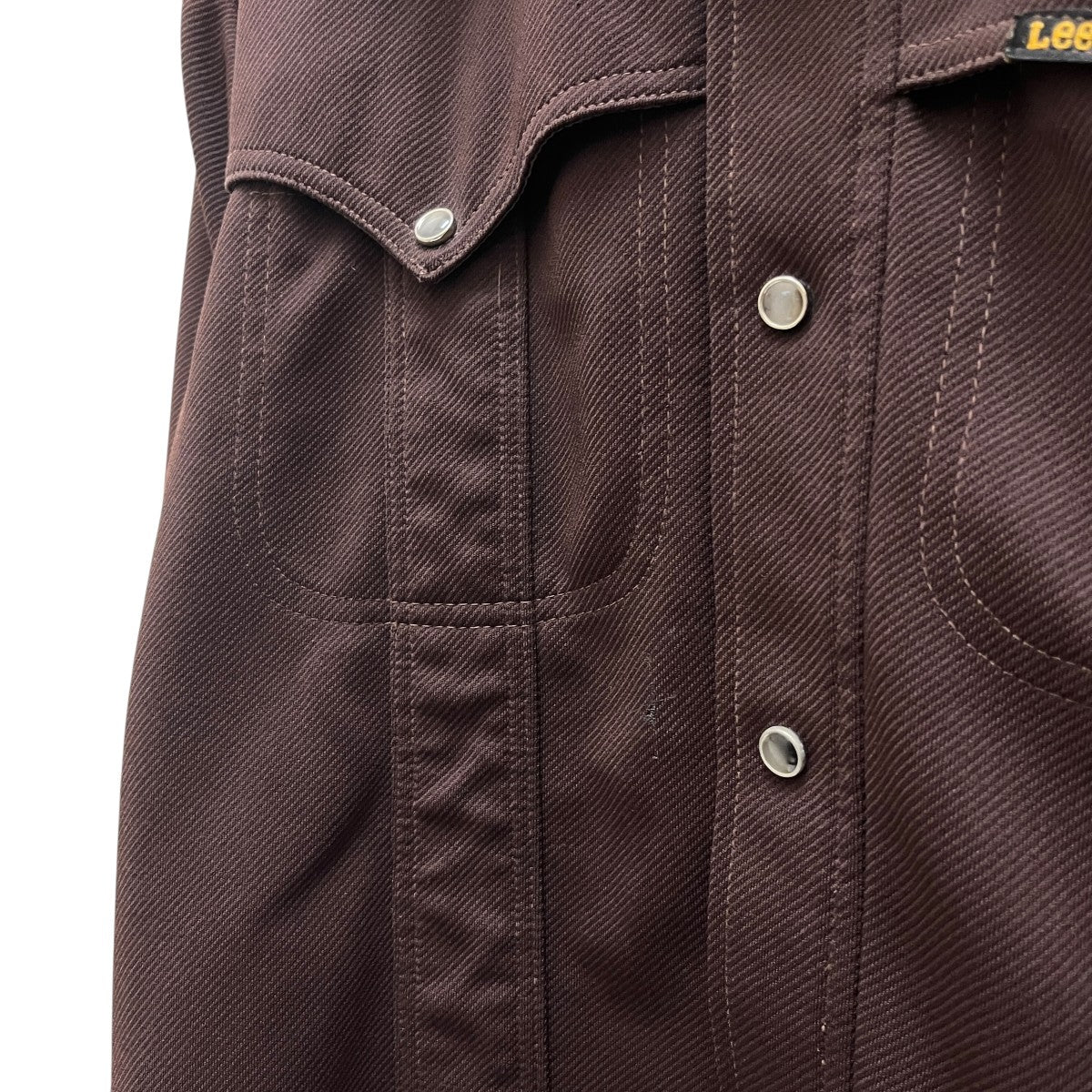 LEE 70S vintageウエスタンシャツ 古着・中古-4枚目のアイテム画像
